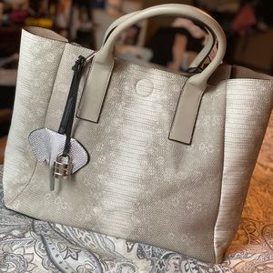 Snakeskin Christian Siriano Tote